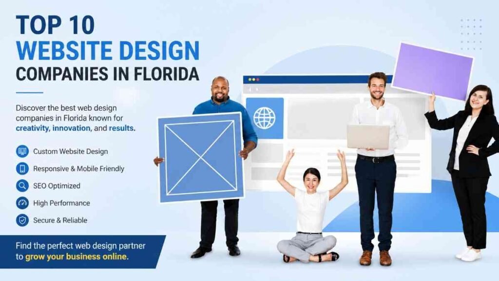 Top 10 Website Design Companies in Florida, Compare expert web design services, responsive development, and find the right agency