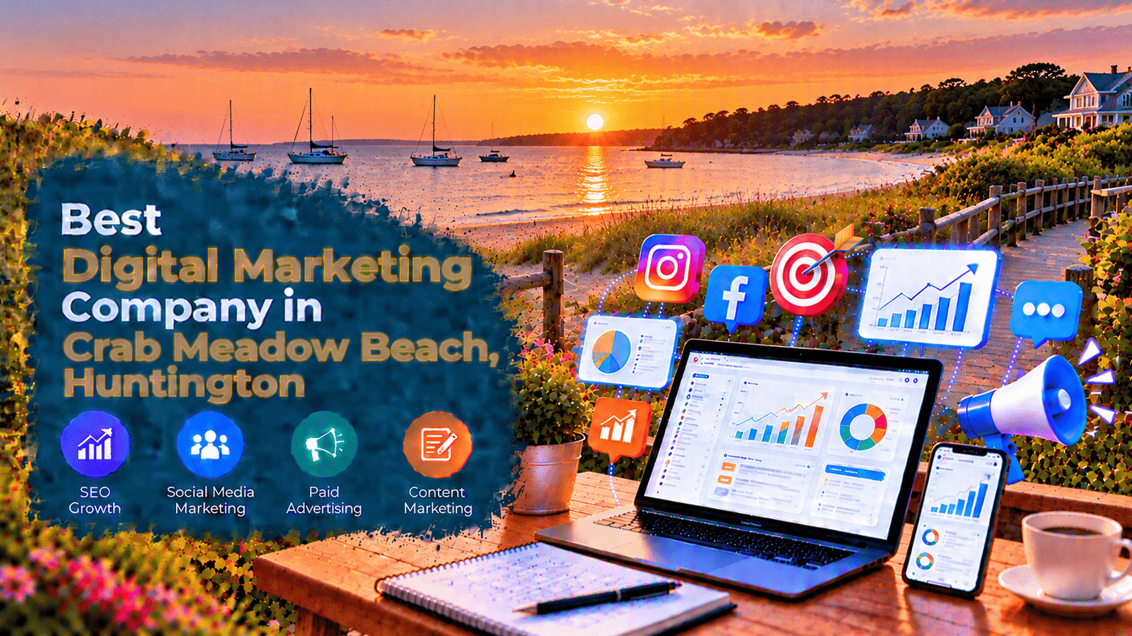 Best Digital Marketing Company in Crab Meadow Beach, Huntington