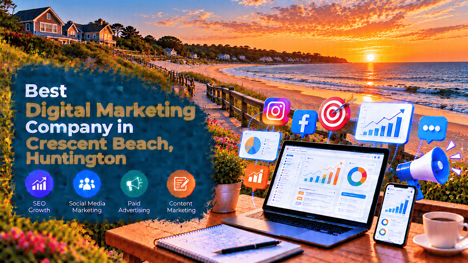 Best Digital Marketing Company in Crescent Beach, Huntington