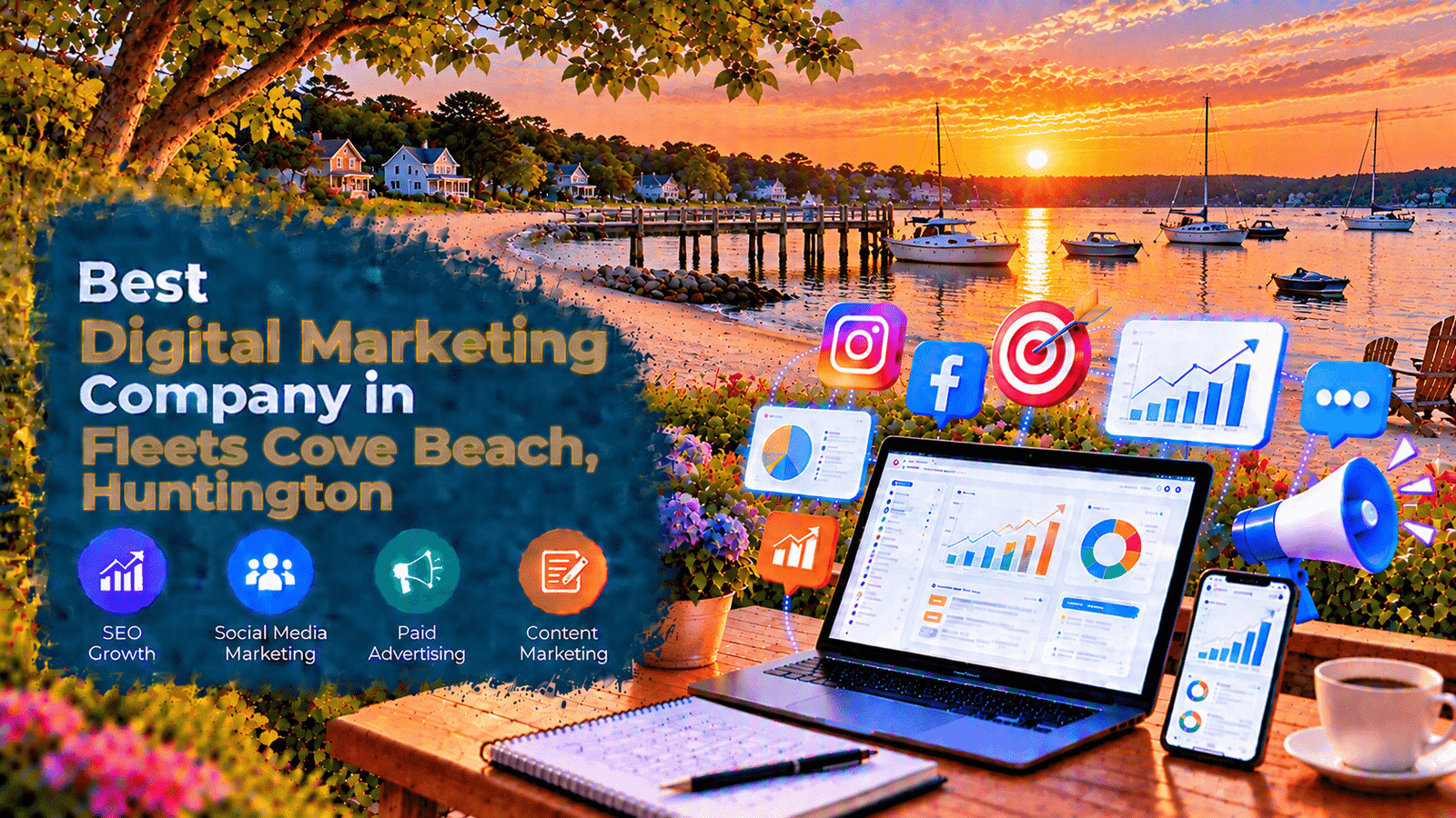 Best Digital Marketing Company in Fleets Cove Beach, Huntington