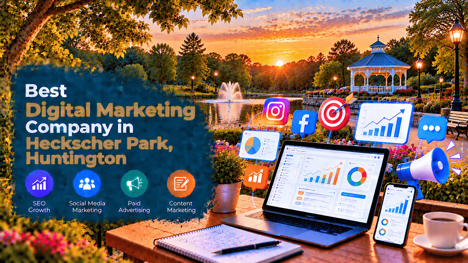Best Digital Marketing Company in Heckscher Park, Huntington