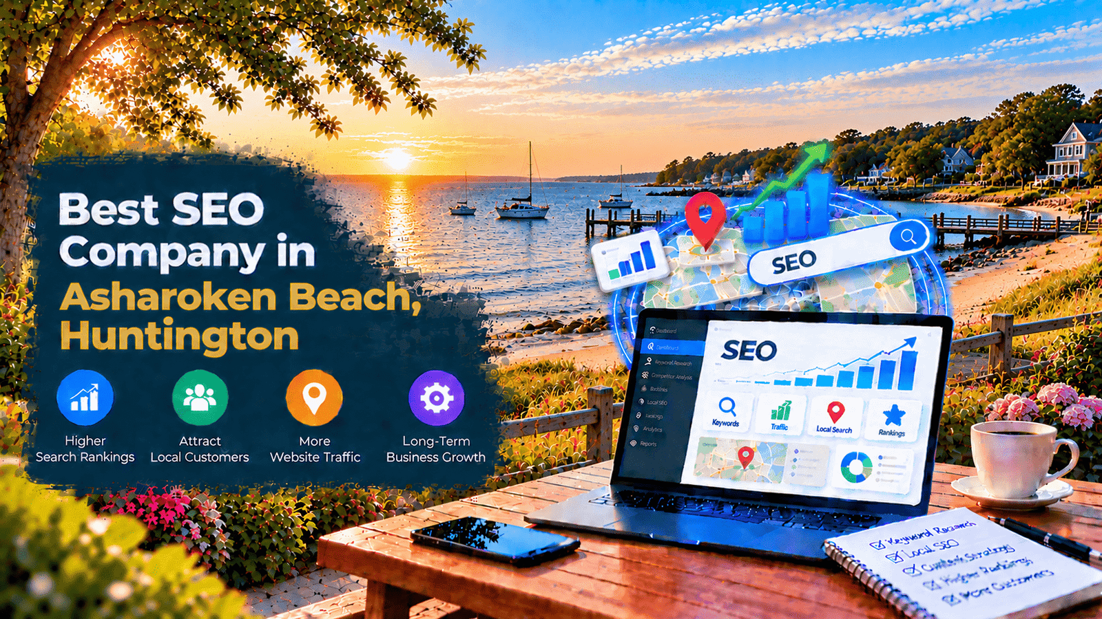 Best SEO Company in Asharoken Beach, Huntington