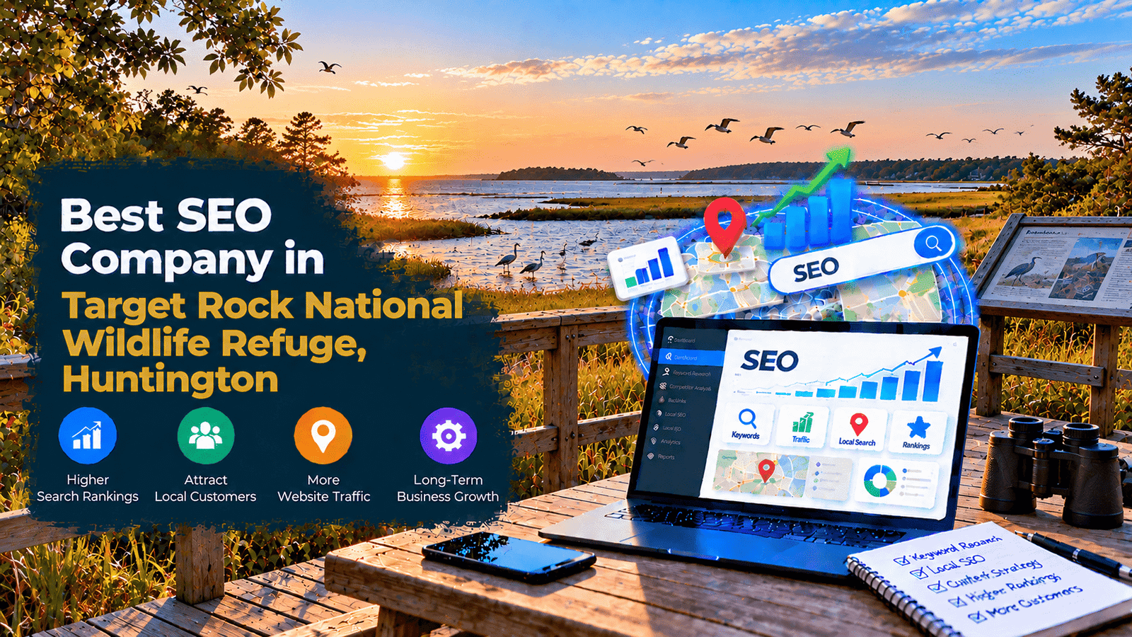 Best SEO Company in Target Rock National Wildlife Refuge, Huntington
