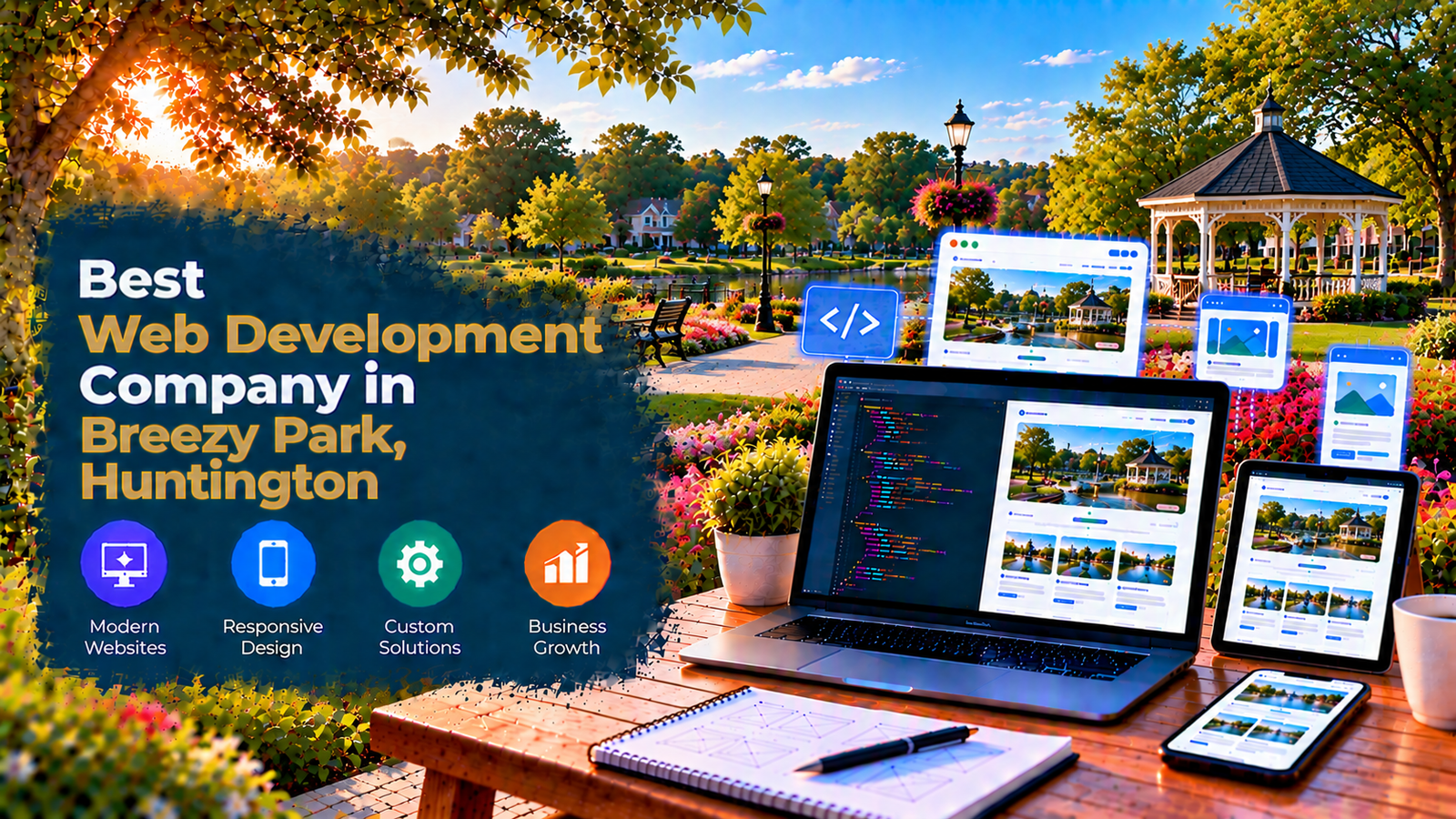Best Web Development Company in Breezy Park, Huntington
