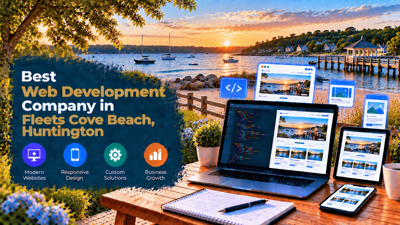 Best Web Development Company in Fleets Cove Beach, Huntington