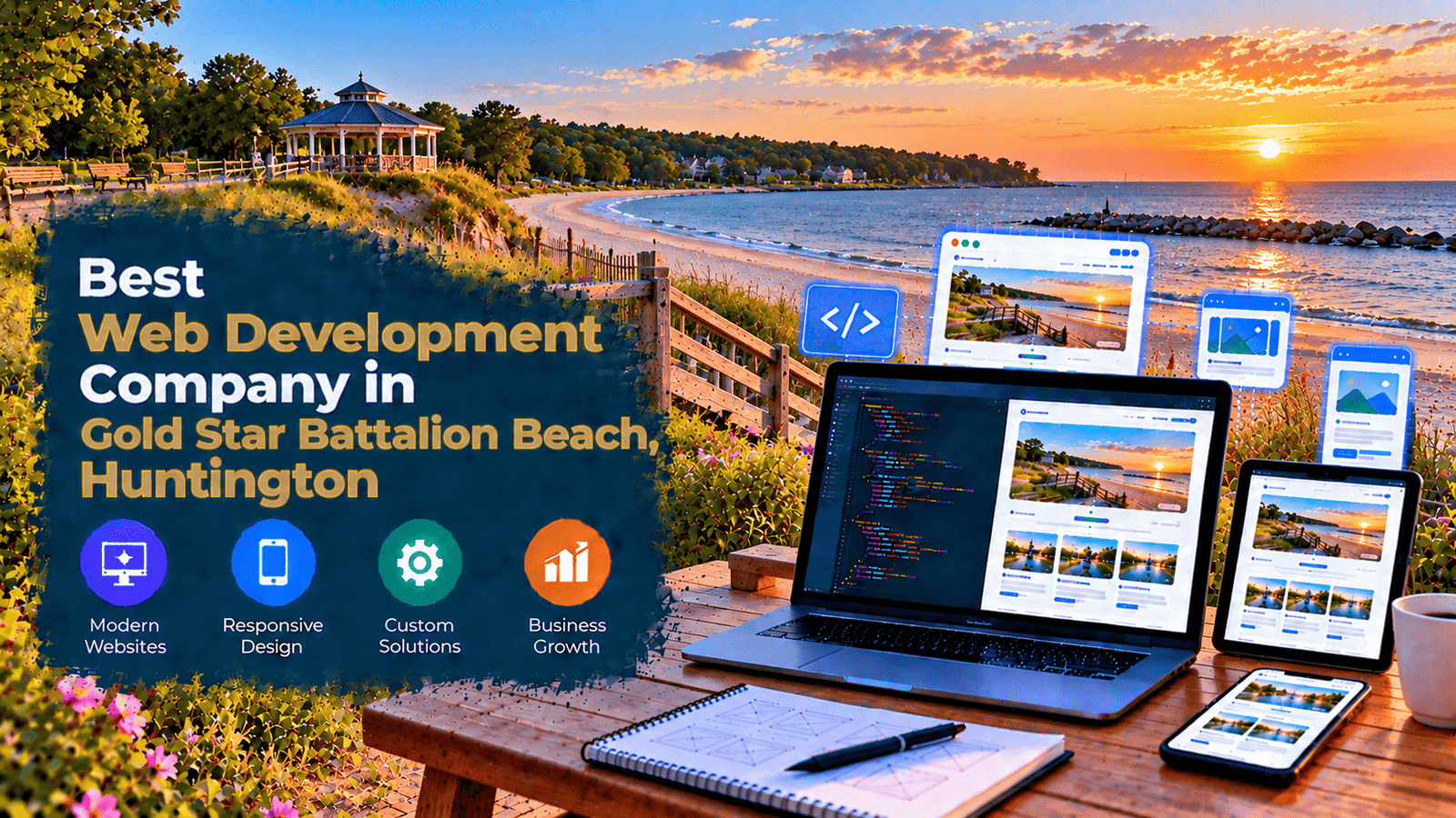 Best Web Development Company in Gold Star Battalion Beach, Huntington