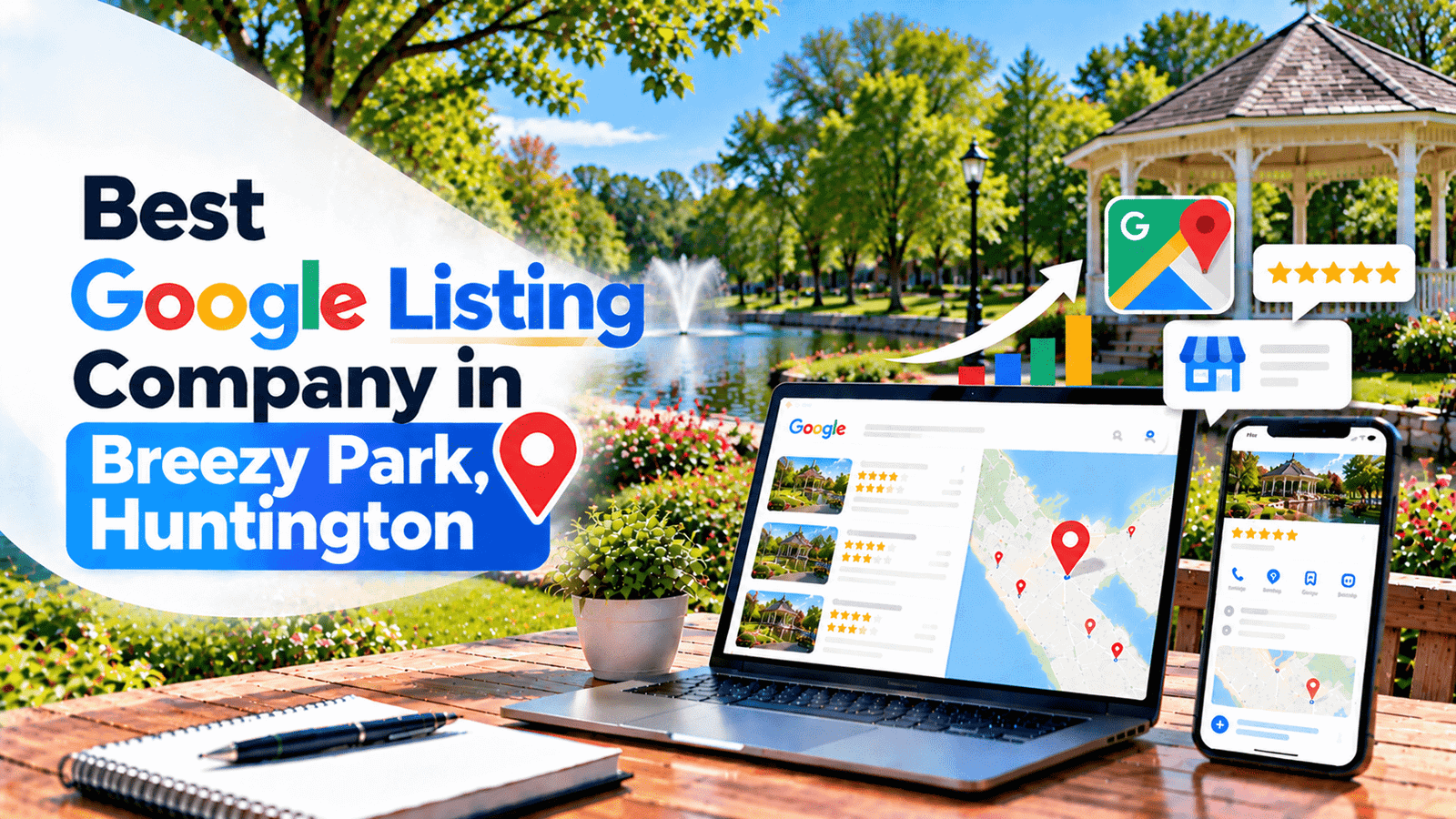 Best Google Listing Company in Breezy Park, Huntington