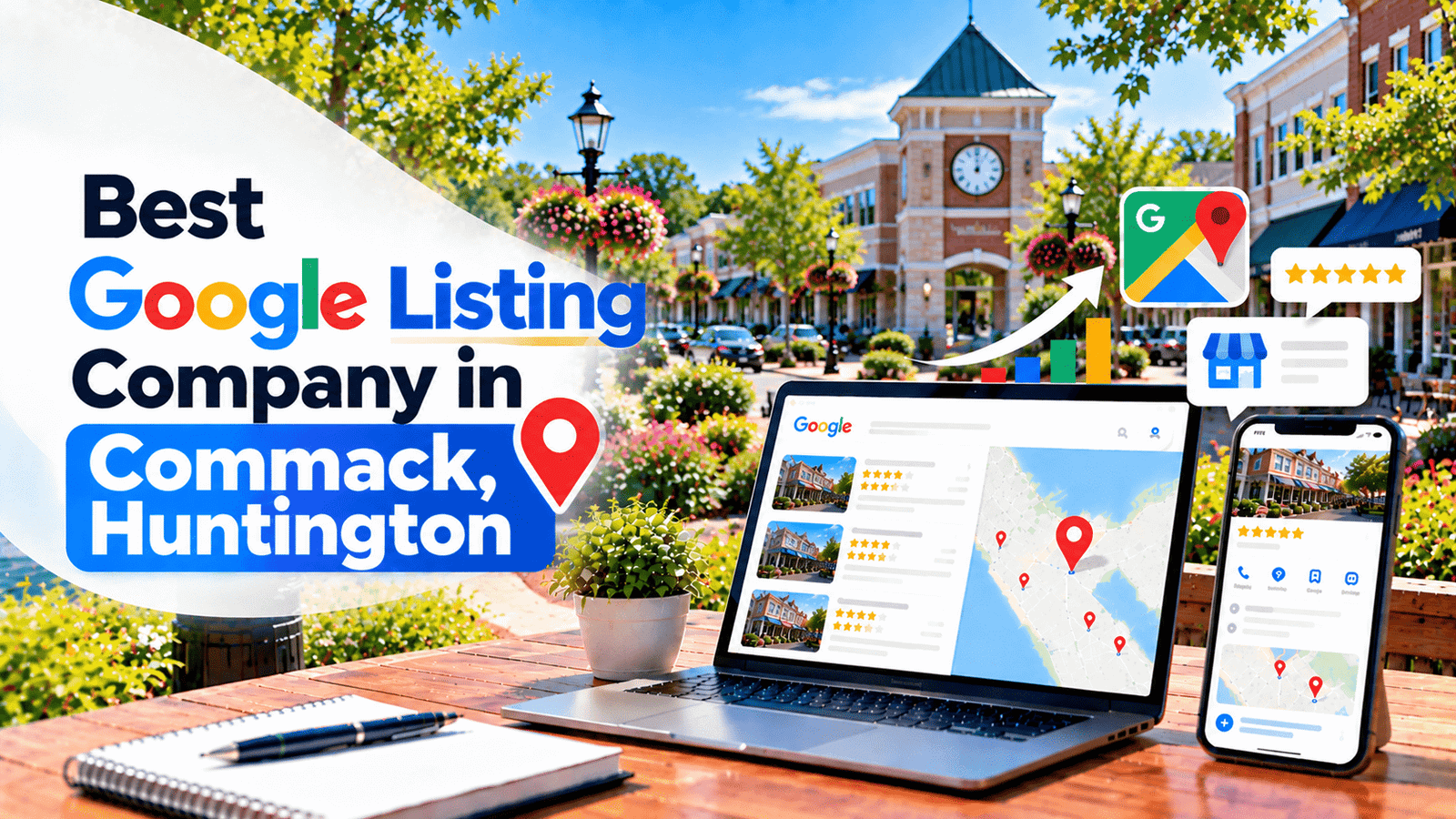 Best Google Listing Company in Commack, Huntington