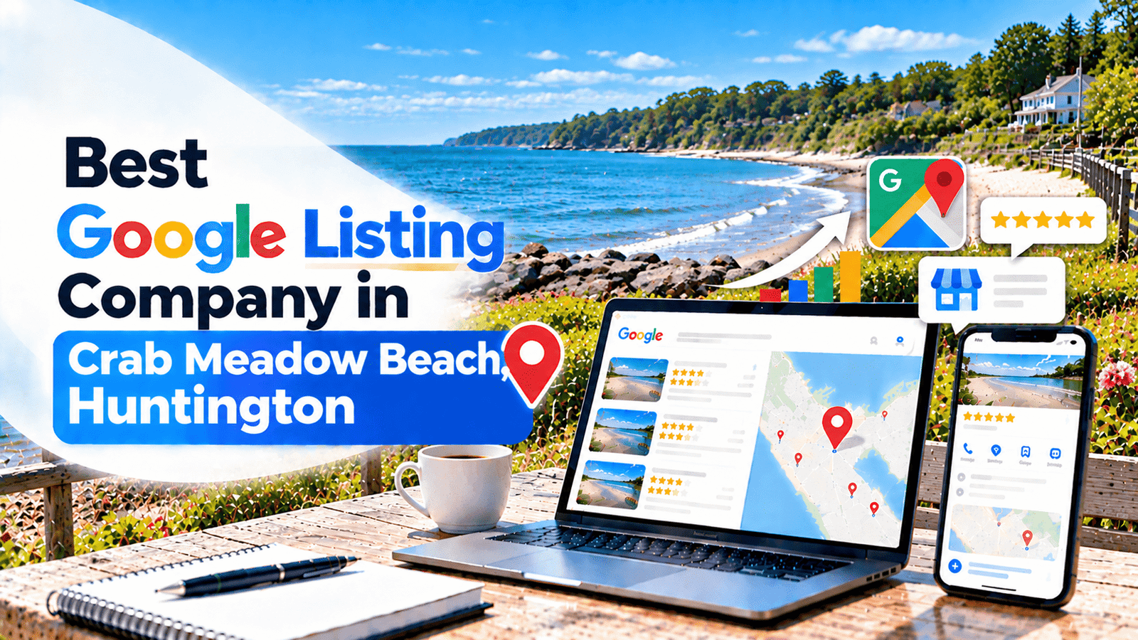 Best Google Listing Company in Crab Meadow Beach, Huntington