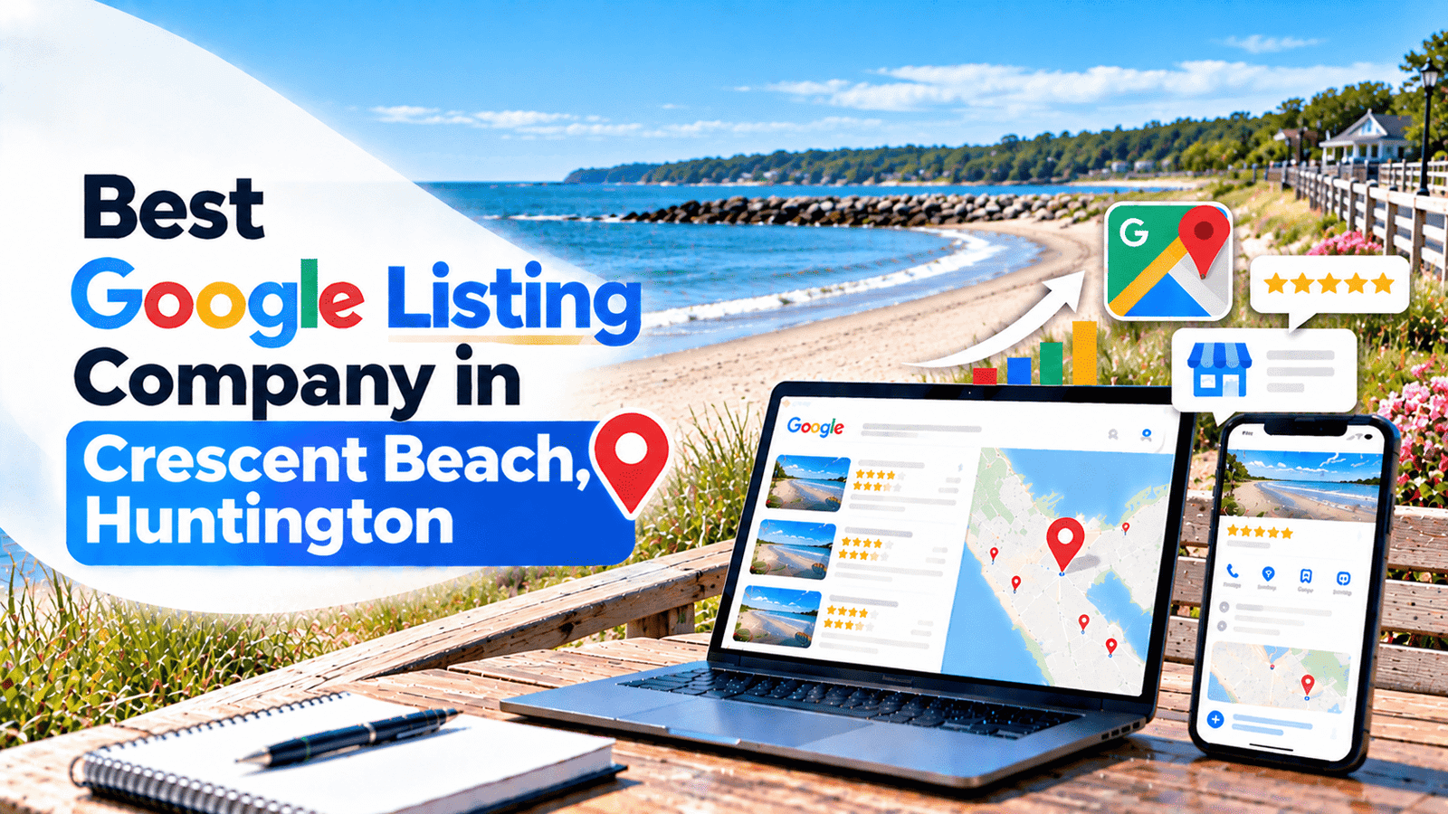 Best Google Listing Company in Crescent Beach, Huntington