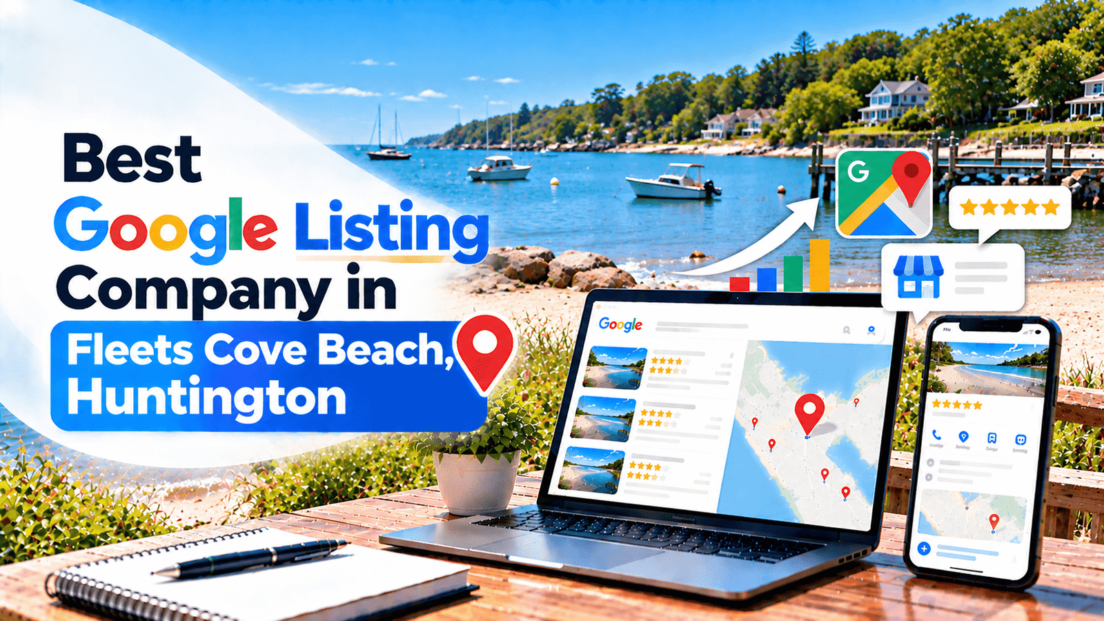 Best Google Listing Company in Fleets Cove Beach, Huntington
