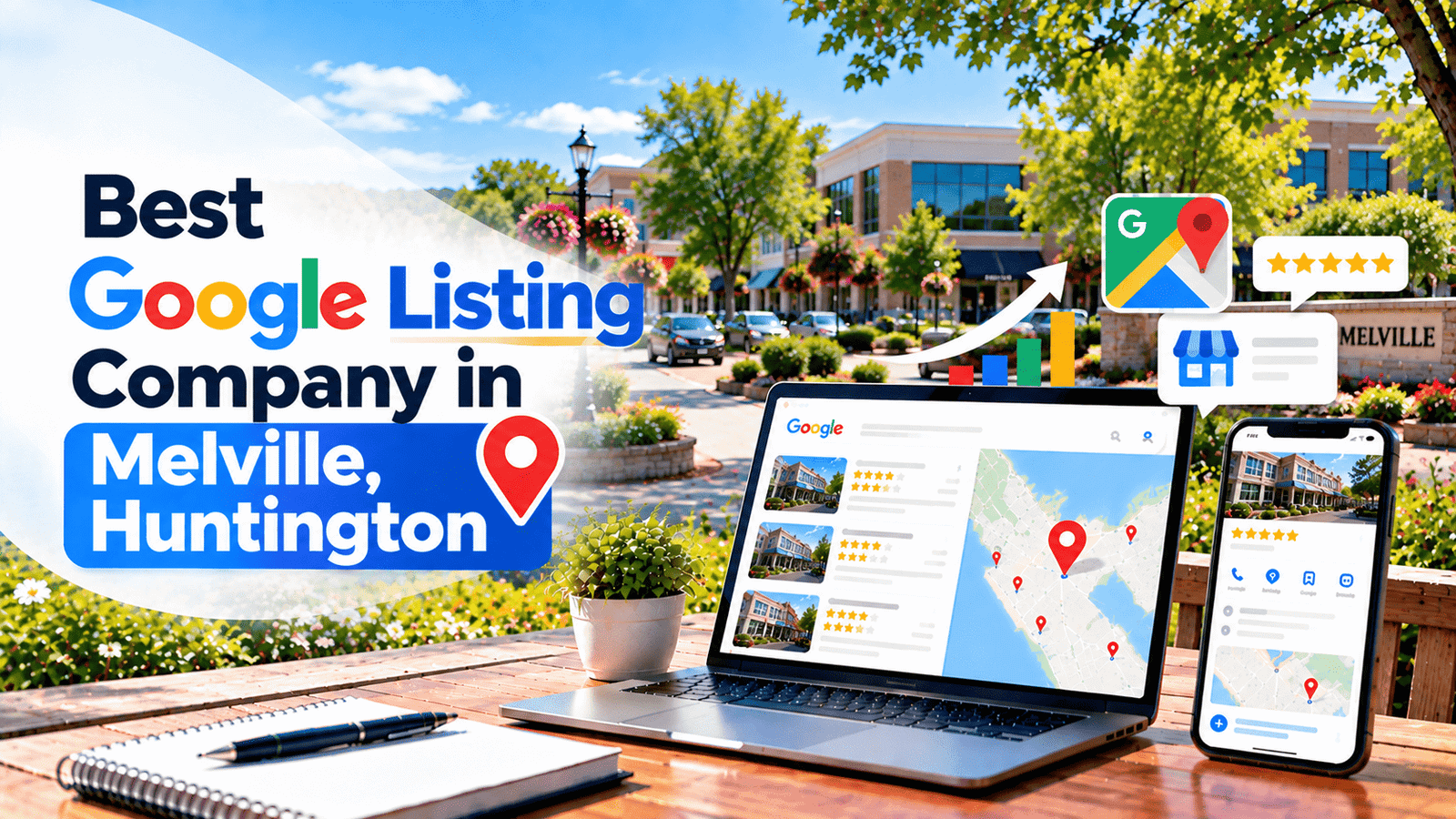 Best Google Listing Company in Melville, Huntington